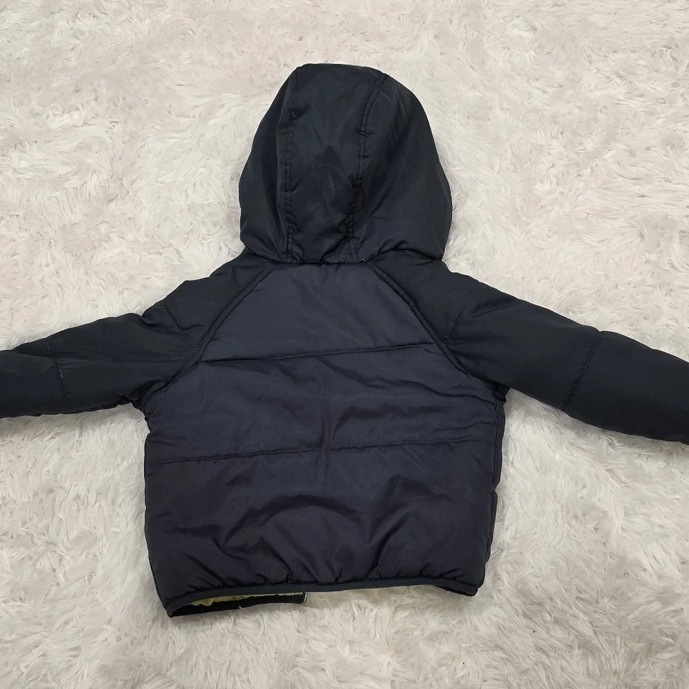 Carters Navy Blue Hooded Puffer Jacket. Size 24 Months